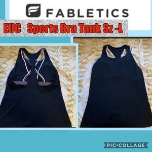 EUC Fabletics Lg Tank w/Built-In Bra Make Offer